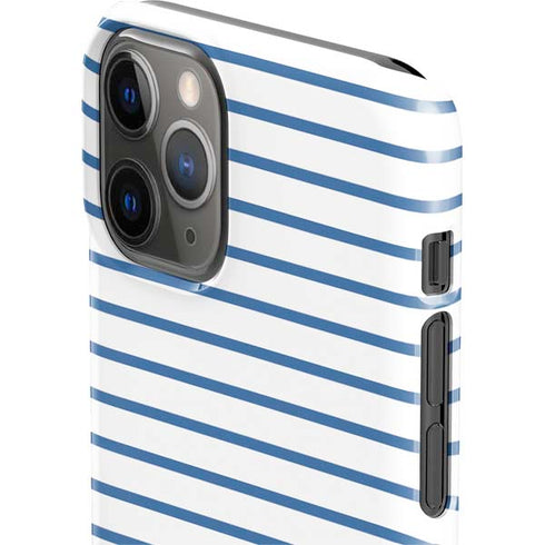 Blue and White Stripes iPhone 11 Pro Lite Case
