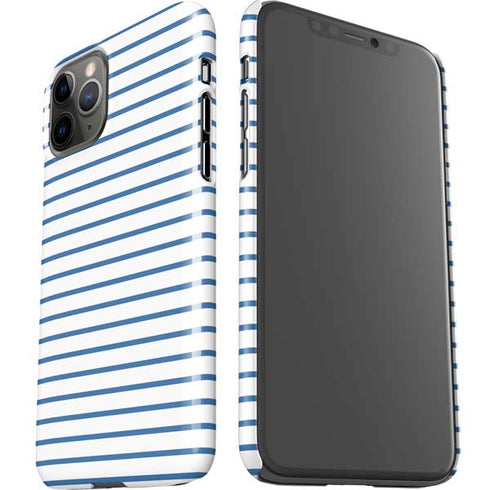 Blue and White Stripes iPhone 11 Pro Lite Case