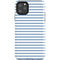 Blue and White Stripes iPhone 11 Pro Max Impact Case