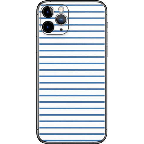 Blue and White Stripes iPhone 11 Pro Skin