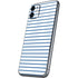 Blue and White Stripes iPhone 11 Skin