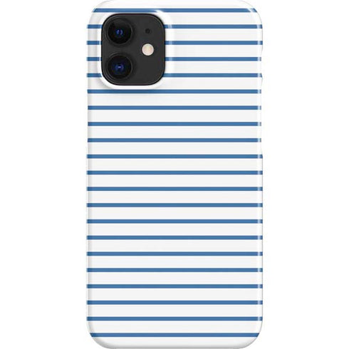 Blue and White Stripes iPhone 12 Mini Lite Case