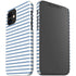 Blue and White Stripes iPhone 12 Mini Lite Case
