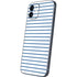 Blue and White Stripes iPhone 12 Skin
