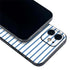 Blue and White Stripes iPhone 12 Skin