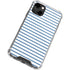 Blue and White Stripes iPhone 13 Clear Case