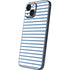 Blue and White Stripes iPhone 13 Mini Skin