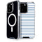 Blue and White Stripes iPhone 13 Pro MagSafe Case
