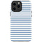 Blue and White Stripes iPhone 13 Pro Max Impact Case