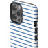 Blue and White Stripes iPhone 13 Pro Max Impact Case