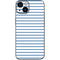 Blue and White Stripes iPhone 13 Skin