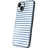 Blue and White Stripes iPhone 13 Skin
