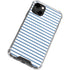 Blue and White Stripes iPhone 14 Clear Case