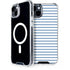Blue and White Stripes iPhone 14 MagSafe Case