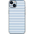 Blue and White Stripes iPhone 15 Plus Skin