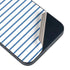 Blue and White Stripes iPhone 15 Plus Skin