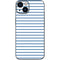 Blue and White Stripes iPhone 14 Skin