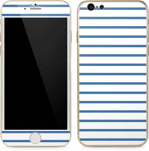 Blue and White Stripes iPhone 6/6s Skin