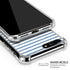 Blue and White Stripes iPhone 7/8 Plus Clear Case