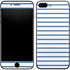 Blue and White Stripes iPhone 7 Plus Skin