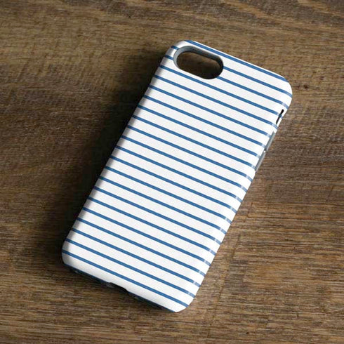 Blue and White Stripes iPhone 7 Pro Case