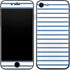 Blue and White Stripes iPhone 7 Skin