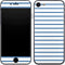 Blue and White Stripes iPhone 8 Skin