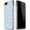 Blue and White Stripes iPhone SE (2nd & 3rd Gen) Clear Case