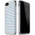 Blue and White Stripes iPhone SE (2nd & 3rd Gen) Clear Case