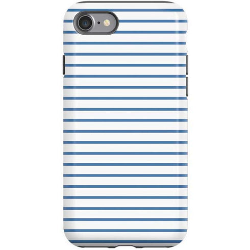 Blue and White Stripes iPhone SE (2nd & 3rd Gen) Pro Case