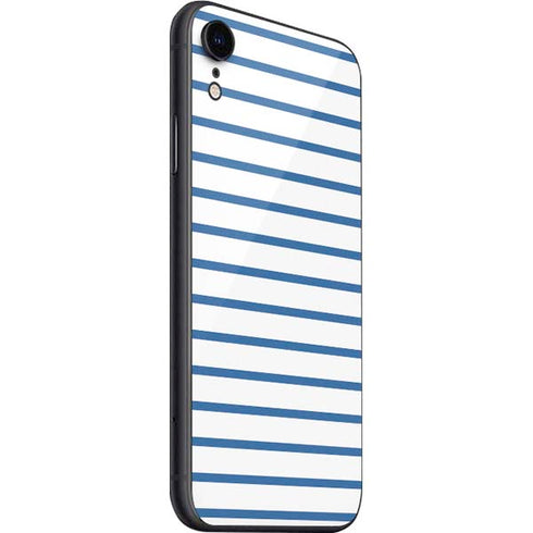 Blue and White Stripes iPhone SE (2nd & 3rd Gen) Skin
