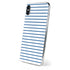 Blue and White Stripes iPhone X Skin