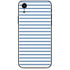 Blue and White Stripes iPhone XR Skin
