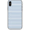 Blue and White Stripes iPhone XS Max Skin