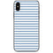 Blue and White Stripes iPhone XS Skin