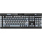 Blue and White Stripes K95 RGB PLATINUM Mechanical Gaming Keyboard Skin