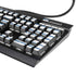 Blue and White Stripes K95 RGB PLATINUM Mechanical Gaming Keyboard Skin