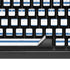 Blue and White Stripes K95 RGB PLATINUM Mechanical Gaming Keyboard Skin