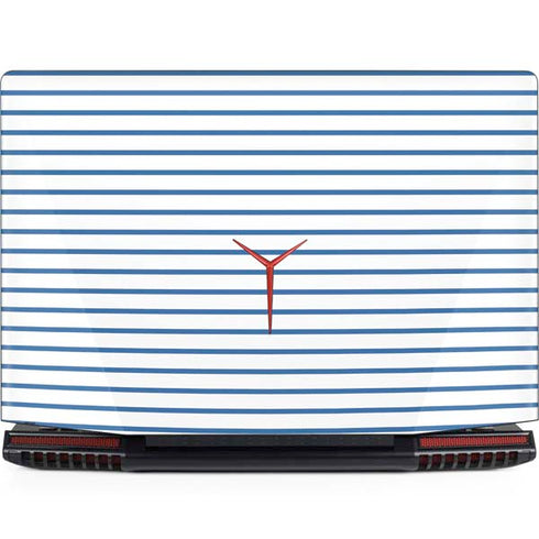 Blue and White Stripes Legion Y720 Skin