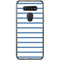 Blue and White Stripes LG K51/Q51 Clear Case