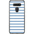 Blue and White Stripes LG K51/Q51 Clear Case
