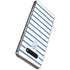 Blue and White Stripes LG Stylo 6 Clear Case