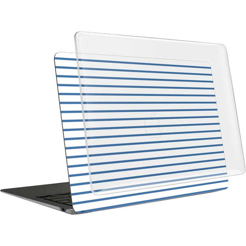 Blue and White Stripes MacBook Air 13in (2020) Case plus Skin