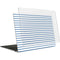 Blue and White Stripes MacBook Air 13in (2020) Case plus Skin