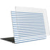 Blue and White Stripes MacBook Air 13in M1 (2021) Case plus Skin