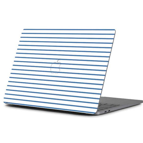 Blue and White Stripes Apple MacBook Pro 13-inch Skin