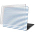 Blue and White Stripes MacBook Pro 16in (2019-20) Case plus Skin
