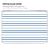 Blue and White Stripes MacBook Pro 16in (2019-20) Case plus Skin