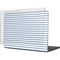 Blue and White Stripes MacBook Pro 16in (2021-25) Case plus Skin