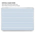 Blue and White Stripes MacBook Pro 16in (2021-25) Case plus Skin
